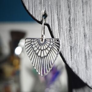 Silver Geometric Earrings